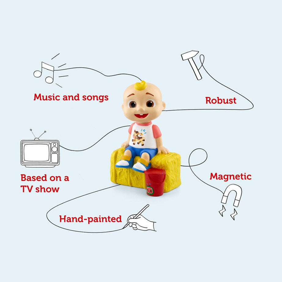 Tonies Cocomelon - Outdoor Adventures with JJ-Audio Player Cards + Characters- | Natural Baby Shower