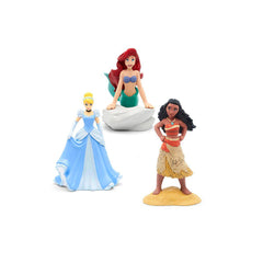 Tonies Disney Bundle - Cinderella, The Little Mermaid, + Moana-Audio Player Cards + Characters- | Natural Baby Shower