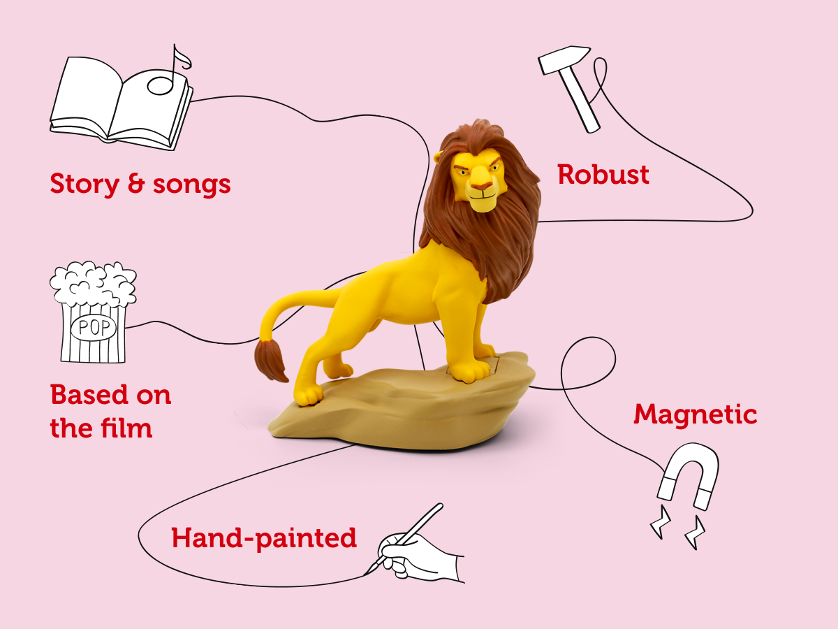 Tonies - Disney Clássicos Figura Falante em Inglês do Rei Leão