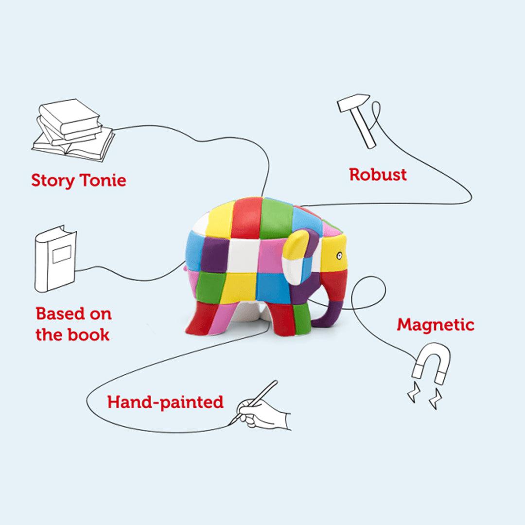 Tonies Elmer + Friends Story Collection-Audio Player Cards + Characters- | Natural Baby Shower