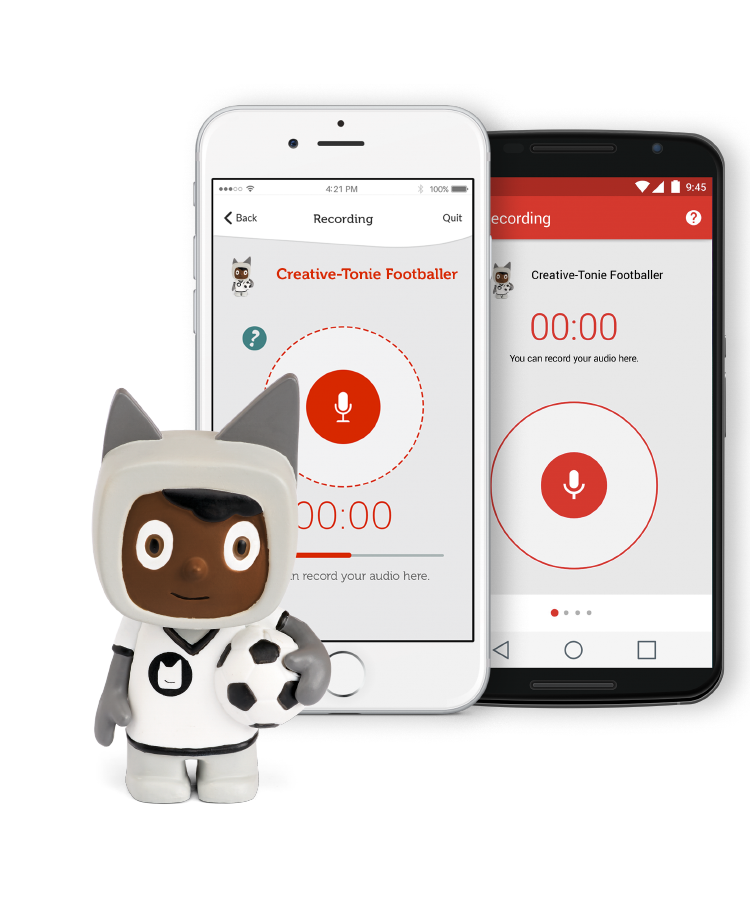 Tonies - Figura Creativa di Registrazione Vocale Calciatore