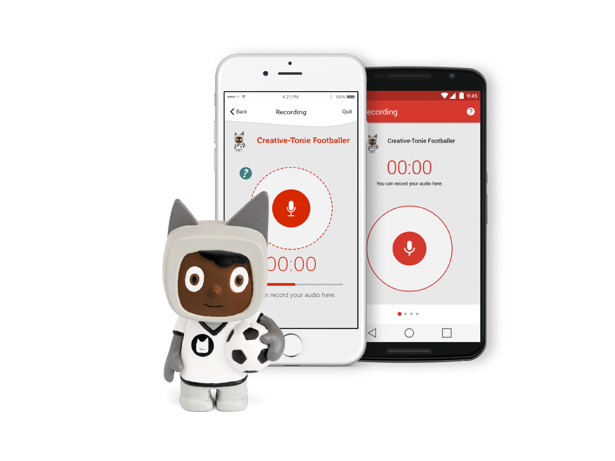 Tonies - Figura Creativa di Registrazione Vocale Calciatore