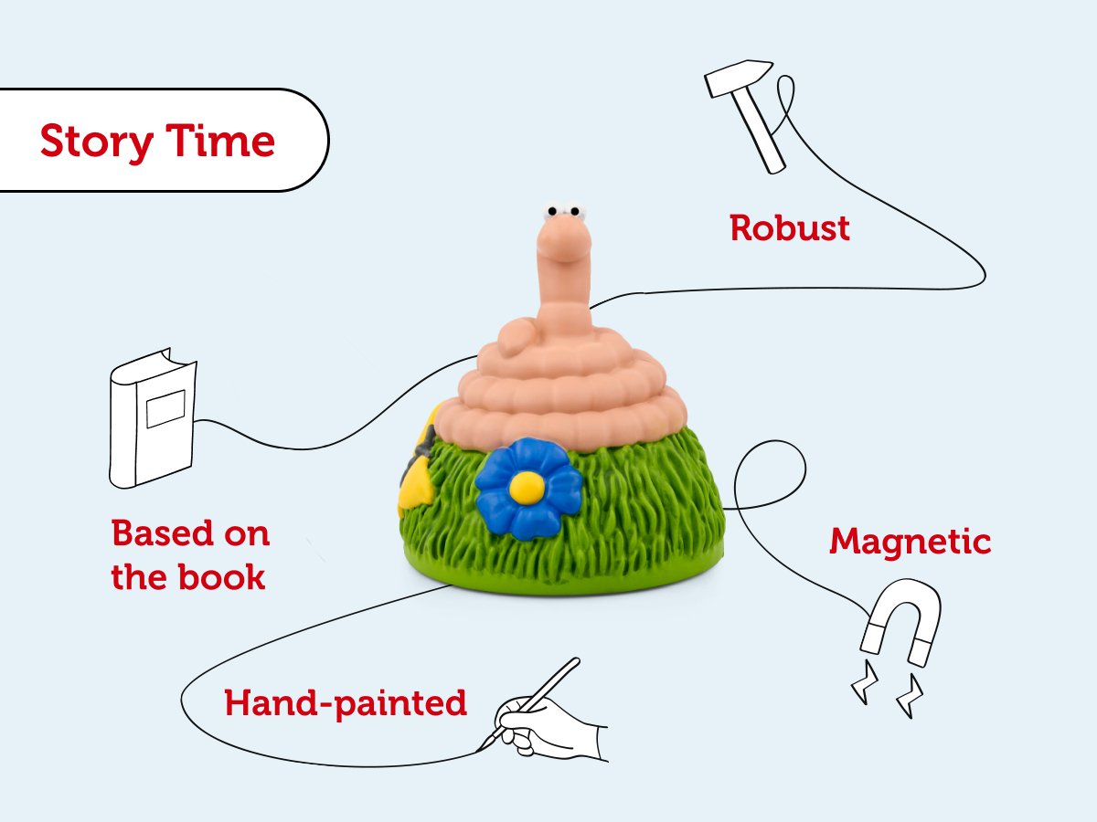 Tonies - Julia Donaldson 超级蠕虫 英语有声人偶