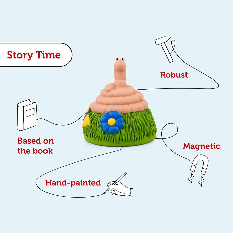 Tonies Julia Donaldson: Superworm Tonie Audio Character-Audio Player Cards + Characters- | Natural Baby Shower