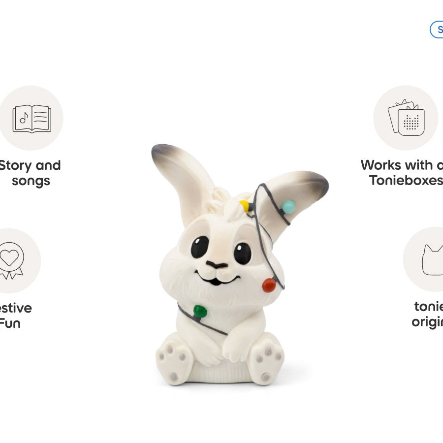 Tonies - Figura de voz en inglés de Copo de Nieve y Luces de Navidad Perdidas