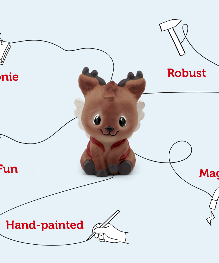 Tonies - Figura de Áudio em Inglês do Pequeno Desejo de Natal do Veado