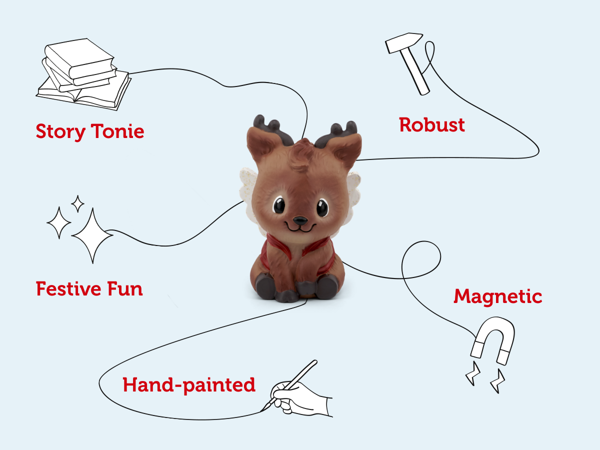 Tonies - Figura de Áudio em Inglês do Pequeno Desejo de Natal do Veado