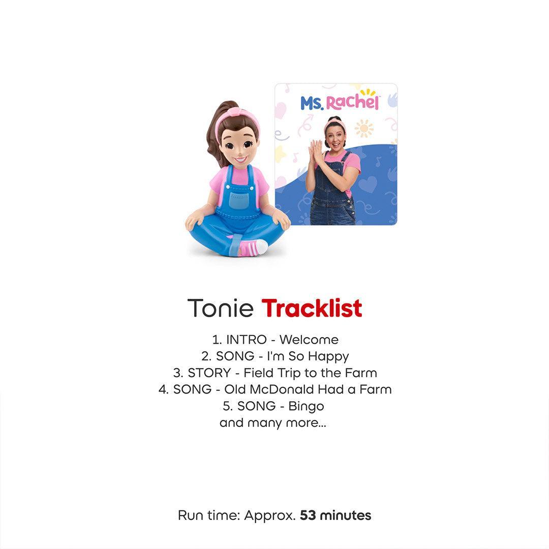 Tonies Ms. Rachel-Audio Player Cards + Characters- | Natural Baby Shower