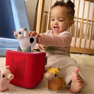 My First Tonies Farm Set - Cow, Pig, Horse-Audio Player Cards + Characters- | Natural Baby Shower