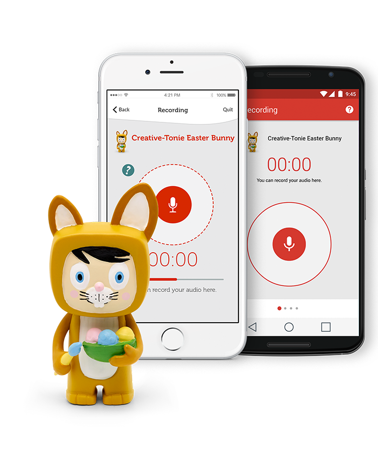 Tonies - Figura Creativa de Grabación de Voz Conejo de Pascua
