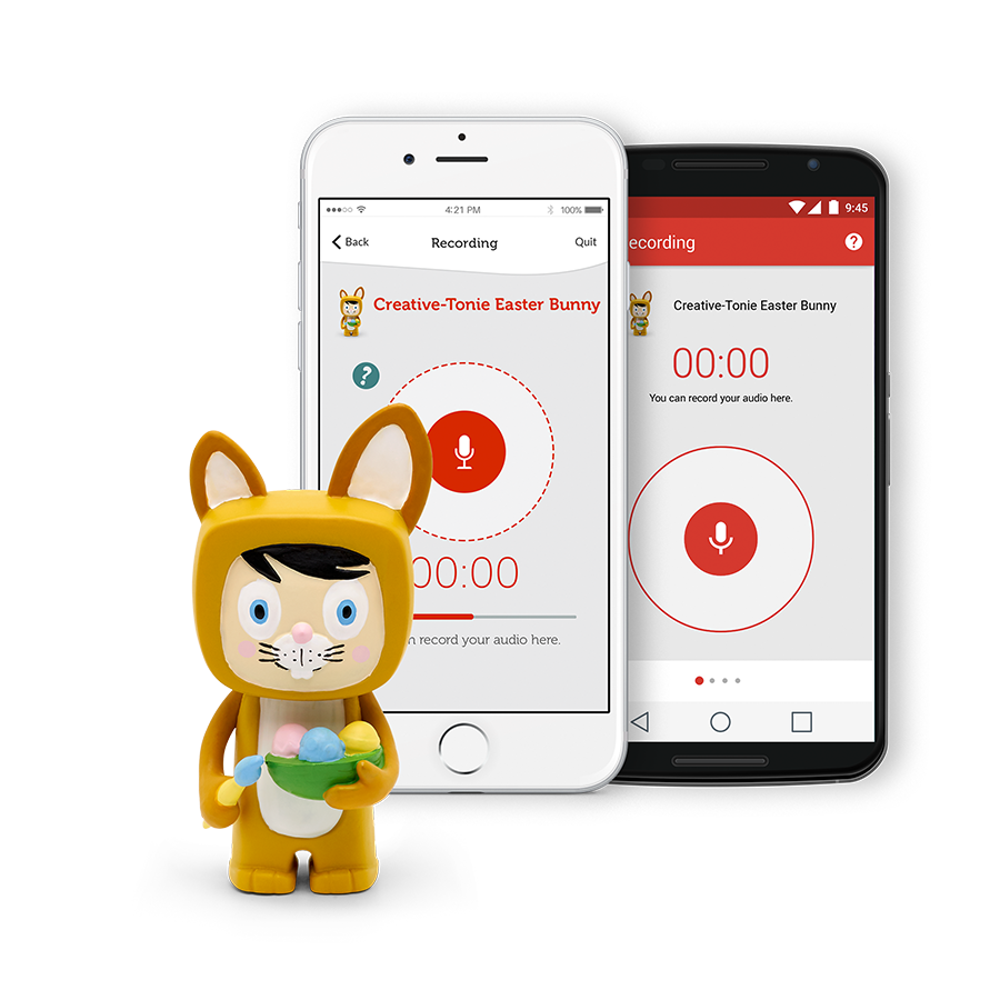 Tonies - Figura Criativa de Gravação de Som Coelho da Páscoa