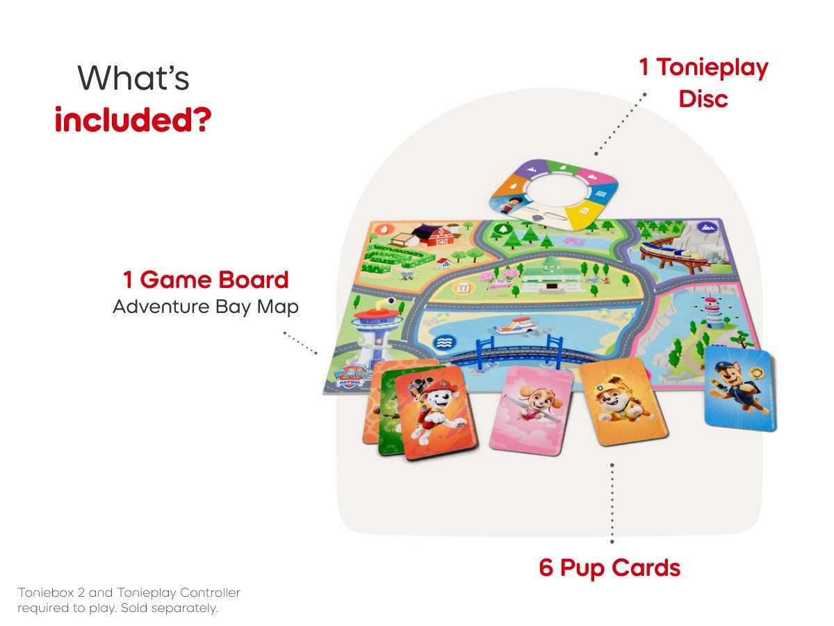 Tonies - Patrulla Canina: Héroes de Rescate Juego en inglés para Toniebox 2