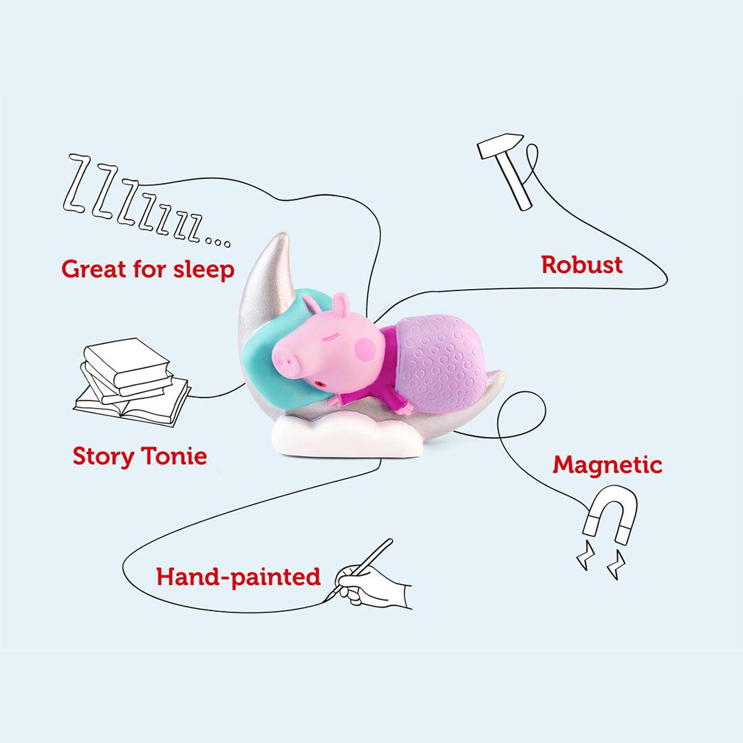 Tonies Peppa's Bedtime Stories-Audio Player Cards + Characters- | Natural Baby Shower