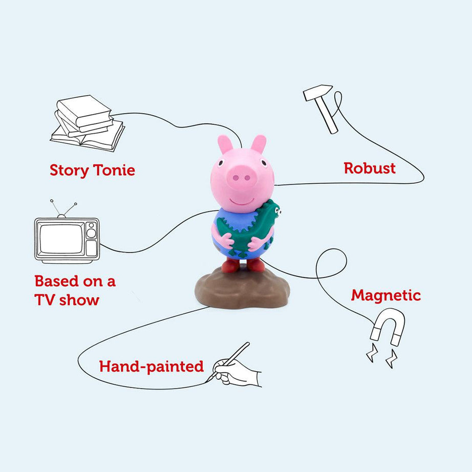 Tonies Peppa Pig: George Pig-Audio Player Cards + Characters- | Natural Baby Shower