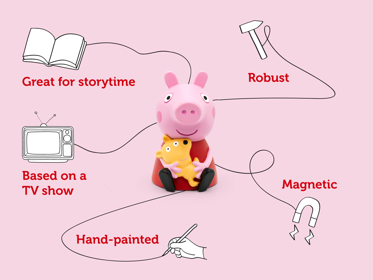 Tonies - Peppa Pig Yolda İngilizce Sesli Figür