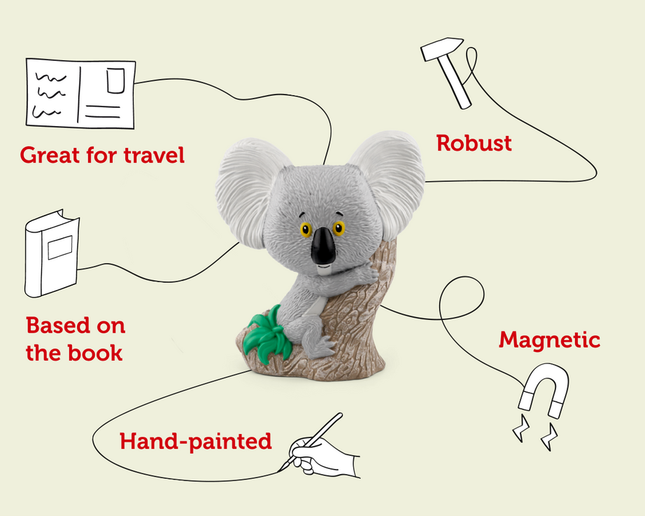 Tonies - Série Rachel Bright Koala qui réussit Figurine audio en anglais