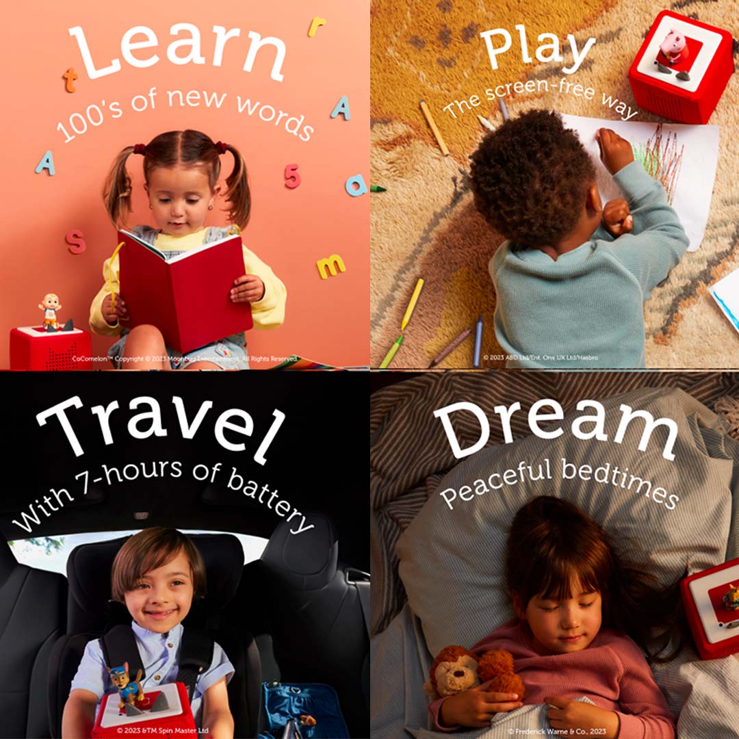 Tonies Toniebox - Red-Audio Players- | Natural Baby Shower