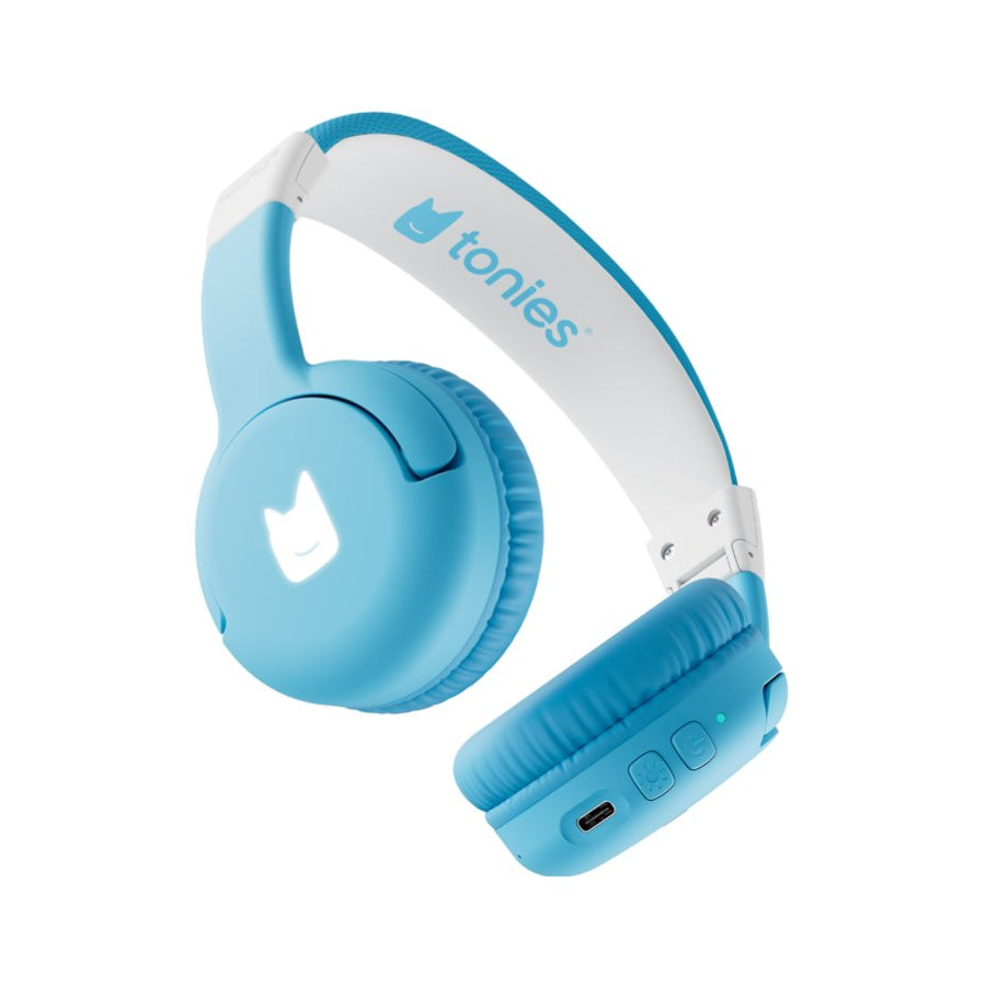 Tonies - Toniebox 2 Auriculares para Niños Plegables Bluetooth Azul Nube