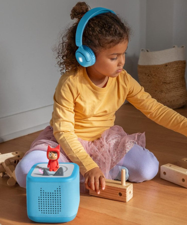 Tonies - Toniebox 2 Bluetooth Wolkblauw Opvouwbare Kinderkoptelefoon
