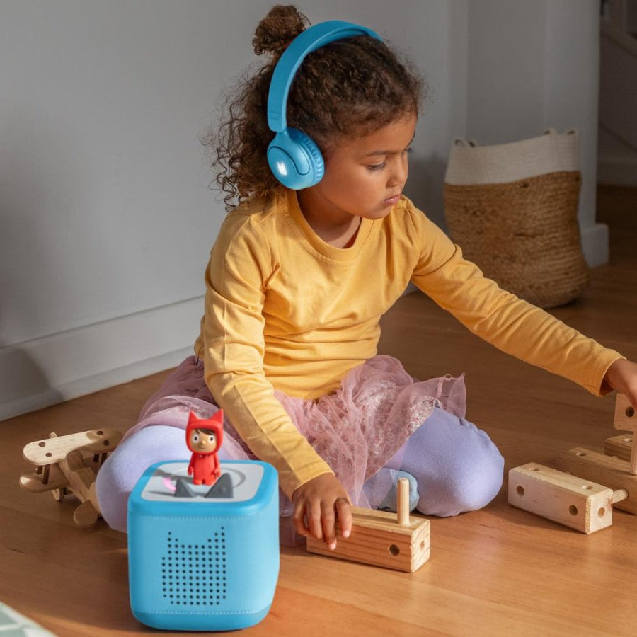 Tonies - Toniebox 2 Auriculares para Niños Plegables Bluetooth Azul Nube