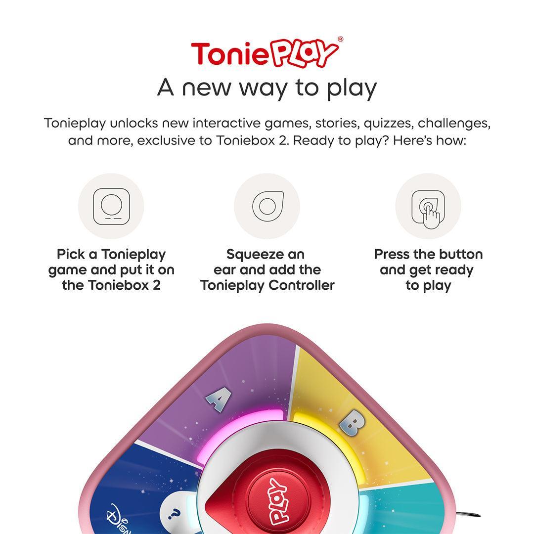 Tonies Toniebox 2 Play Set with Lion King Simba Tonie, Tonieplay Game, Tonieplay Controller - Pink-Audio Players-Pink- | Natural Baby Shower