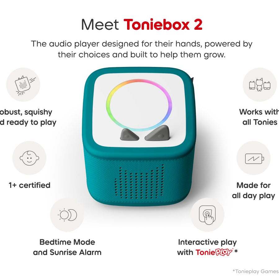 Tonies - Toniebox 2 热带绿松石入门套装盒子