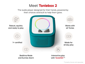 Tonies -  Toniebox 2 Tropikal Turkuaz Başlangıç Seti Kutusu