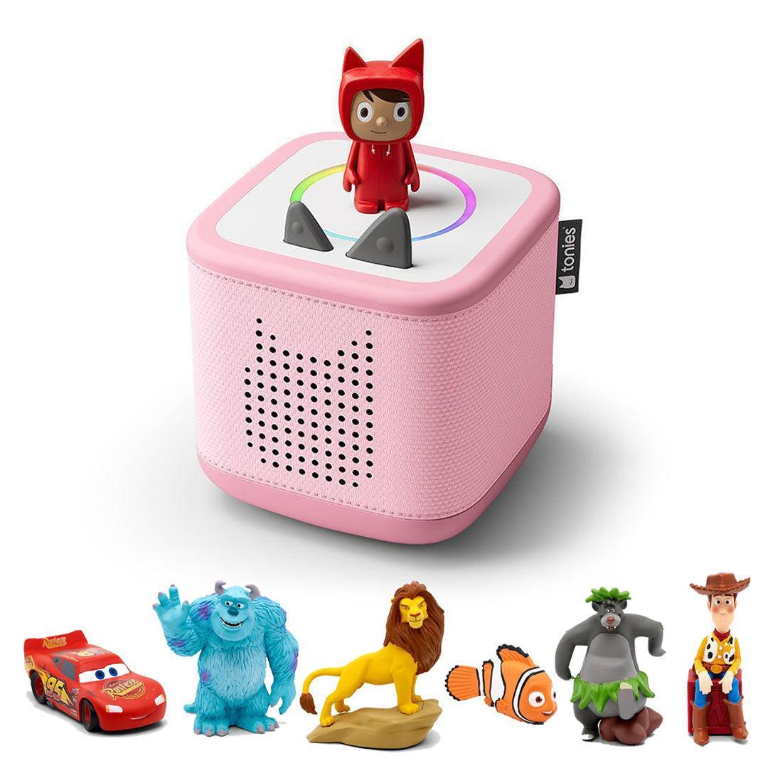 Tonies Toniebox 2 Bundle - Disney Favourites (7pc)-Audio Players-Pink- | Natural Baby Shower