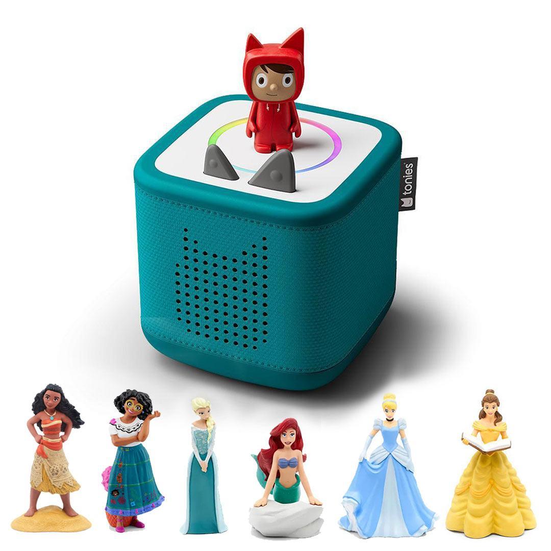 Tonies Toniebox 2 Bundle - Disney Princess (7pc)-Audio Players-Teal- | Natural Baby Shower