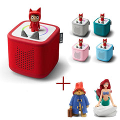 Tonies Toniebox 2 Starter Bundle | Create your Own (3pc)-Audio Players- | Natural Baby Shower