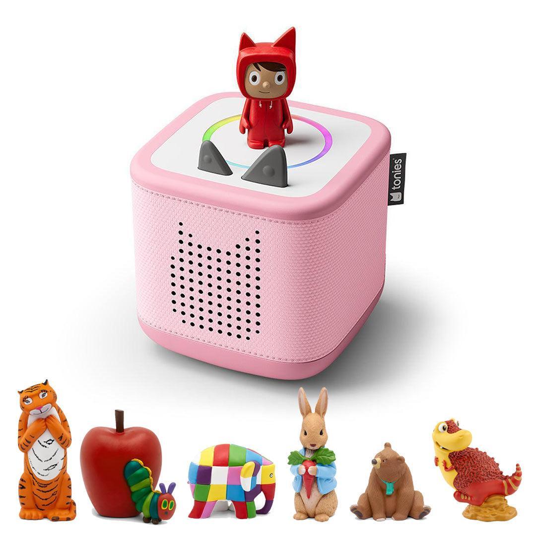 Tonies Toniebox 2 Bundle - Story Time (7pc)-Audio Players-Pink- | Natural Baby Shower