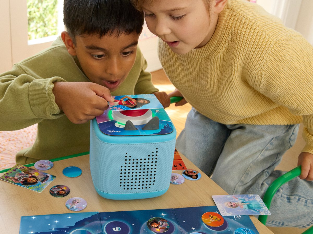 Tonies - Tonieplay Disney Regno del Quiz di Conoscenza Inglese Toniebox 2 Giochi