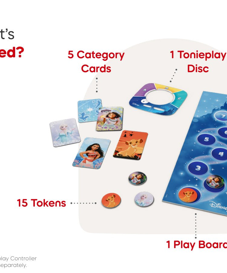 Tonies - Tonieplay Disney Regno del Quiz di Conoscenza Inglese Toniebox 2 Giochi