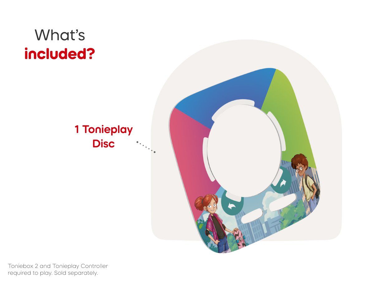 Tonies - Tonieplay 神秘 Mavericks 英语 Toniebox2 游戏