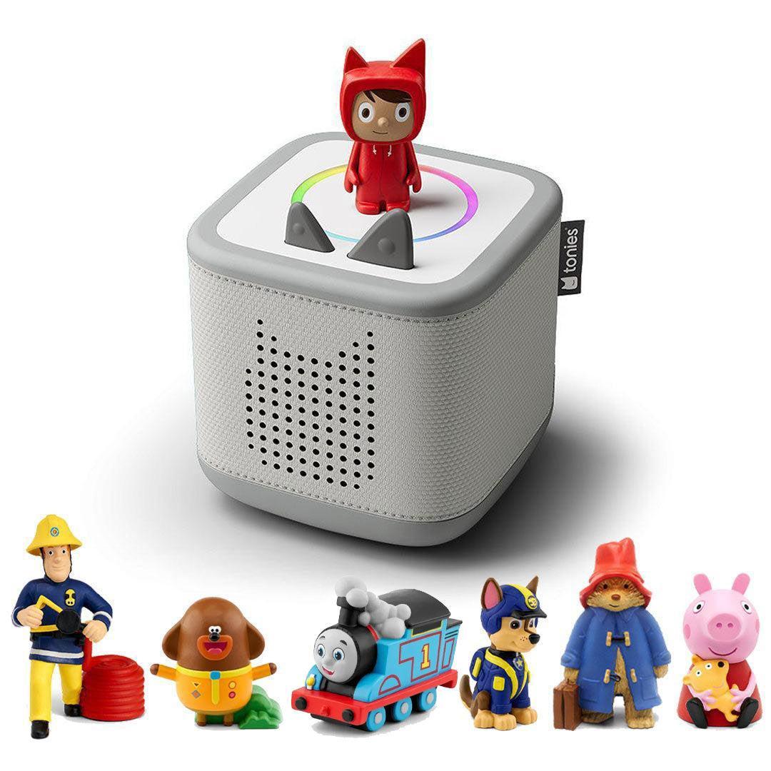 Tonies Toniebox 2 Bundle - TV Favourites (7pc)-Audio Players-Grey- | Natural Baby Shower