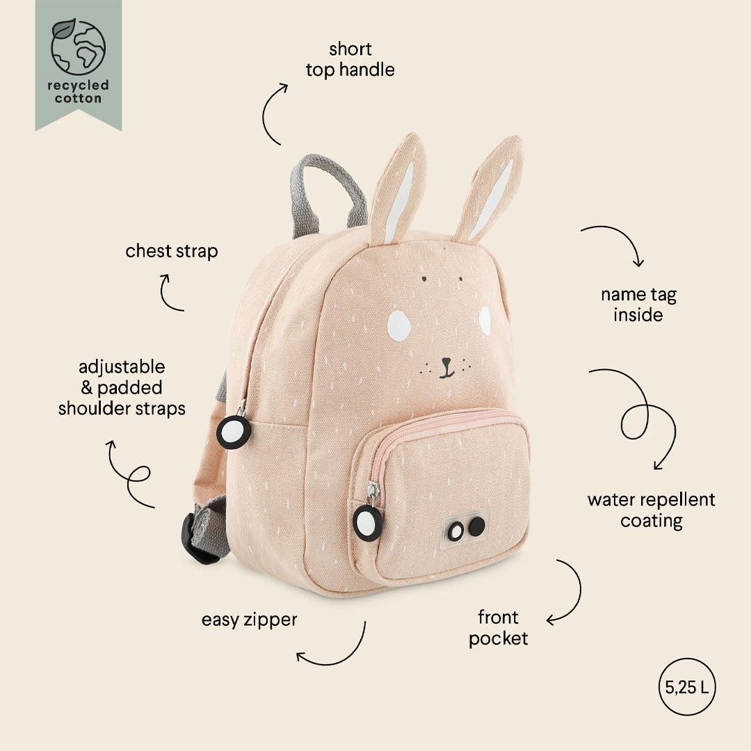 Trixie Small Backpack - Mrs Rabbit-Children's Backpacks-Mrs Rabbit- | Natural Baby Shower