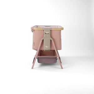 Tutti Bambini Cozee Air 2 Bedside Crib - Drifted Oak / Blush-Cribs-Drifted Oak / Blush- | Natural Baby Shower