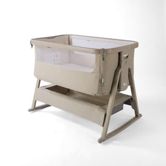 Tutti Bambini Cozee Air 2 Bedside Crib - Soft Walnut / Cocoa-Cribs-Soft Walnut / Cocoa- | Natural Baby Shower