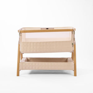 Tutti Bambini Cozee Sense Bedside Crib - Toasted Oak / Sand-Cribs-Toasted Oak / Sand- | Natural Baby Shower