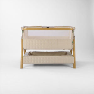 Tutti Bambini Cozee Sense Bedside Crib - Toasted Oak / Sand-Cribs-Toasted Oak / Sand- | Natural Baby Shower