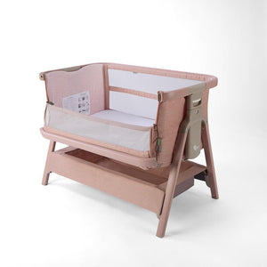 Tutti Bambini Cozee Zen Bedside Crib - Blush-Cribs-Blush- | Natural Baby Shower