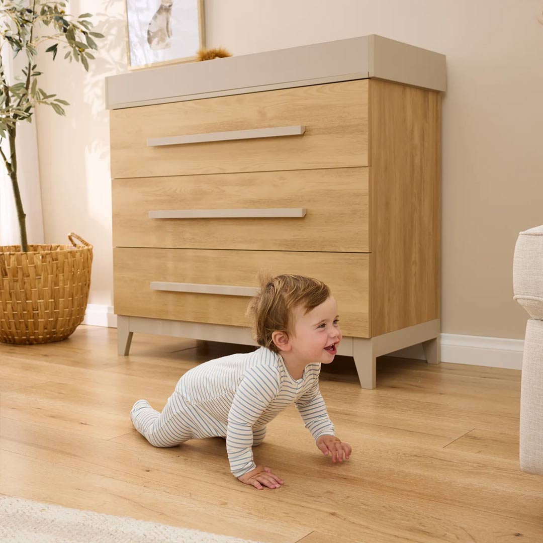Tutti Bambini Misha Hallee 2 Piece Room Set - Mushroom/Golden Oak-Nursery Sets-Mushroom/Golden Oak- | Natural Baby Shower