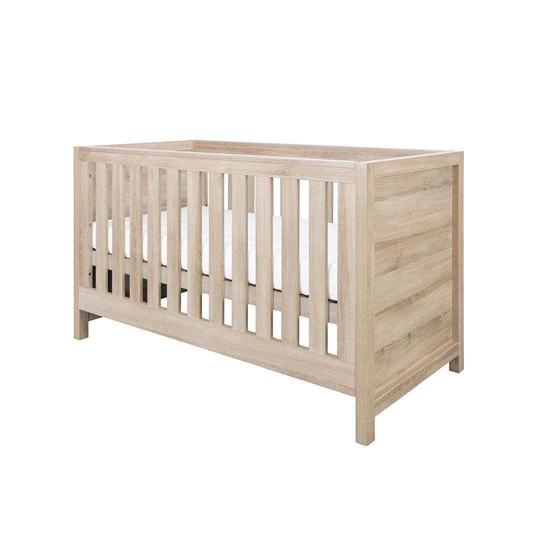 Tutti Bambini Modena 3 in 1 Cot Bed - Oak-Cot Beds-Oak-Without Mattress | Natural Baby Shower