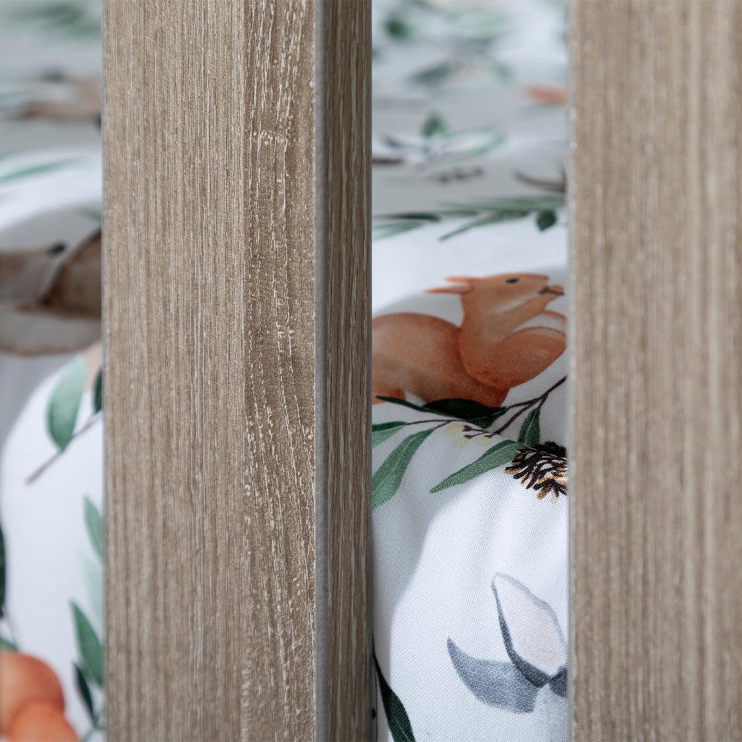 Tutti Bambini Modena 3 in 1 Cot Bed - Oak-Cot Beds-Oak-Without Mattress | Natural Baby Shower