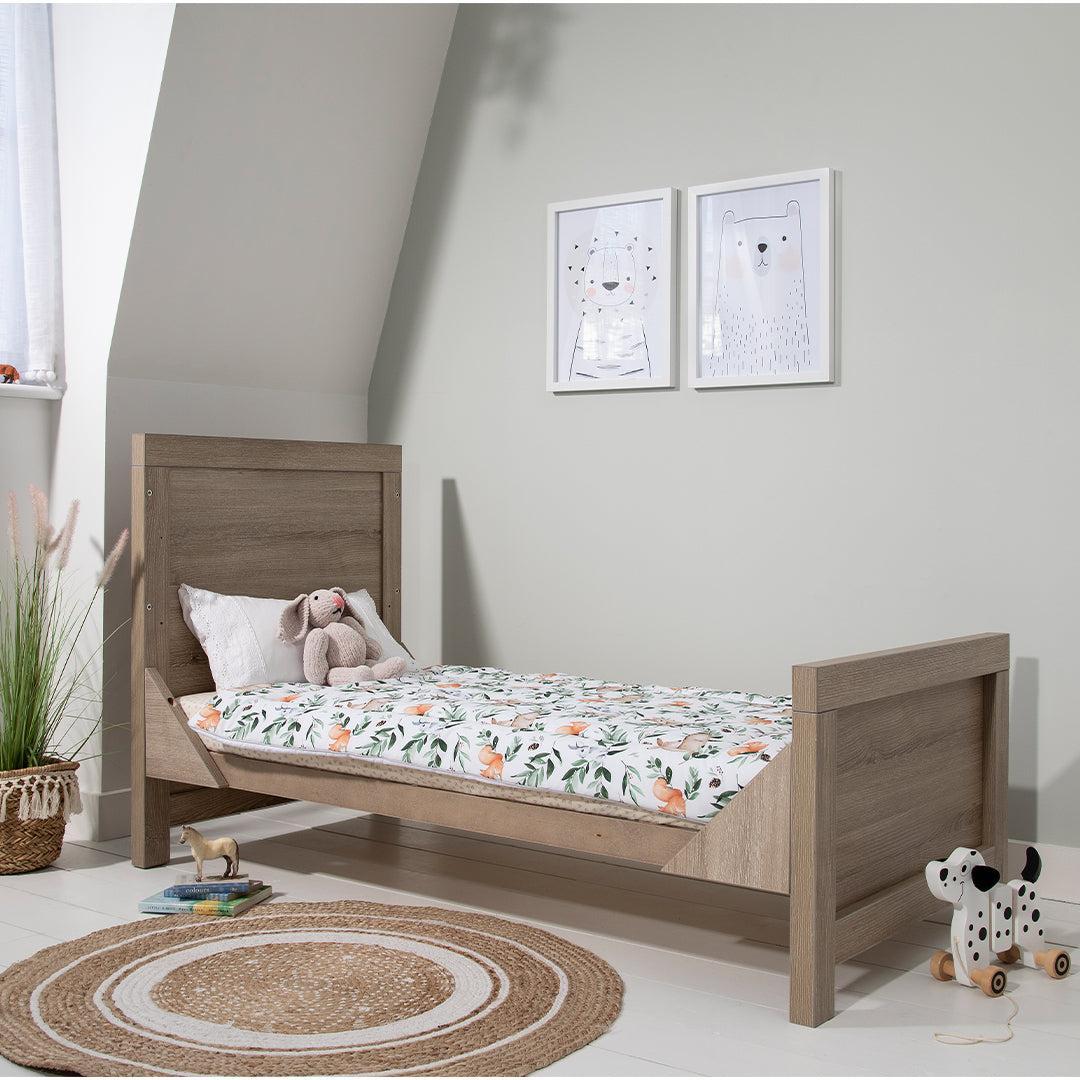 Tutti Bambini Modena 3 in 1 Cot Bed - Oak-Cot Beds-Oak-Without Mattress | Natural Baby Shower