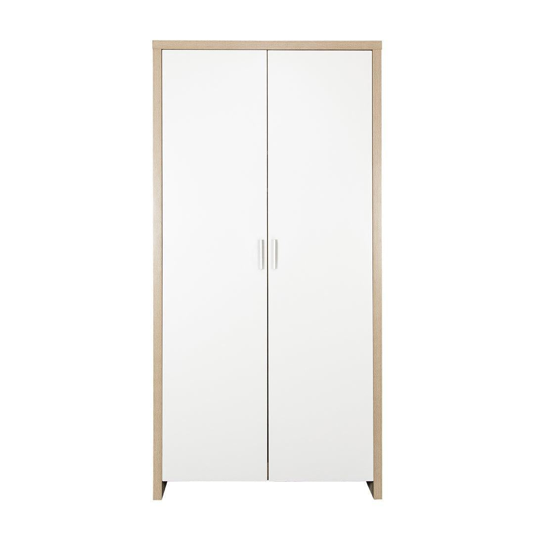 Tutti Bambini Modena 3 Piece Room Set - White/Oak-Nursery Sets-White/Oak-Without Mattress | Natural Baby Shower