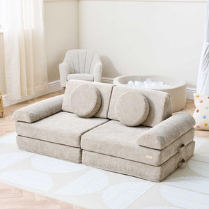 Tutti Bambini Playrama Montessori Kids Play Sofa - Mushroom-Tables + Seating-Mushroom-One Size | Natural Baby Shower