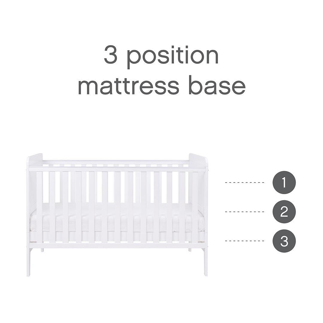 Tutti Bambini Rio 3pc Room Set - White-Nursery Sets-White- | Natural Baby Shower