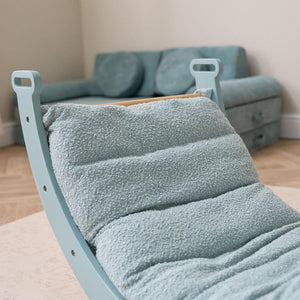 Tutti Bambini Scala Montessori Pikler Rocking Frame Cushion - Ocean Stone-Baby Bouncer Cushions-Ocean Stone-One Size | Natural Baby Shower