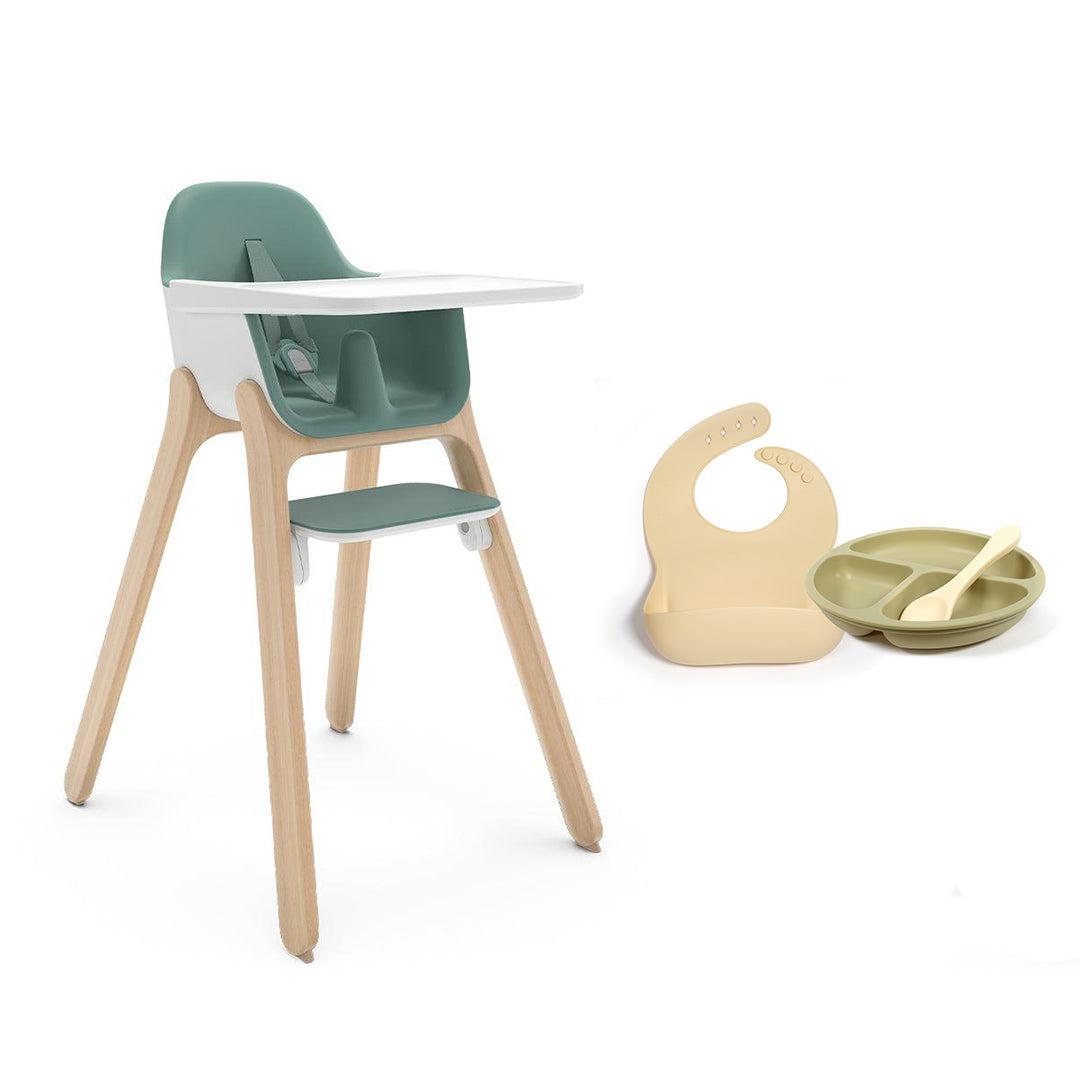 UPPABaby Ciro Highchair - Emrick-Highchairs-Emrick-With Mealtime Set | Natural Baby Shower
